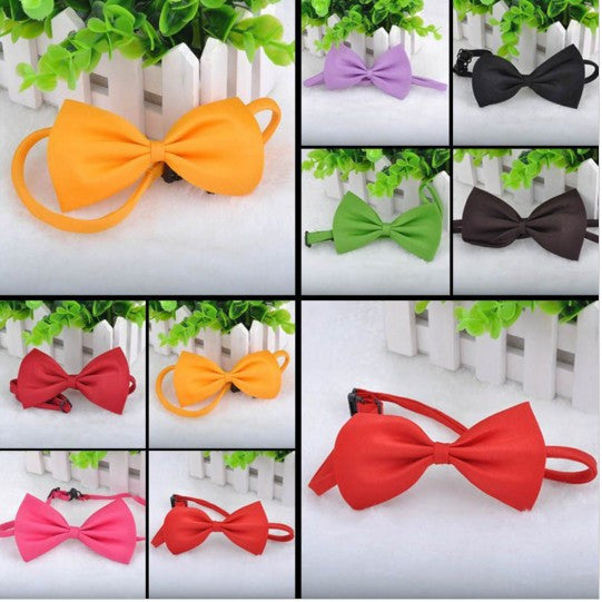 Lovely Pet Dog Bowknot Tie Bow Necktie Collar