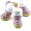 Waterproof Shoes Pet Anti-slip Warm Fur Snow