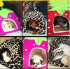 Pet Dog Cat Bed Houses Lovely Polka Dots Warm Doggy Kennel Nest Tent